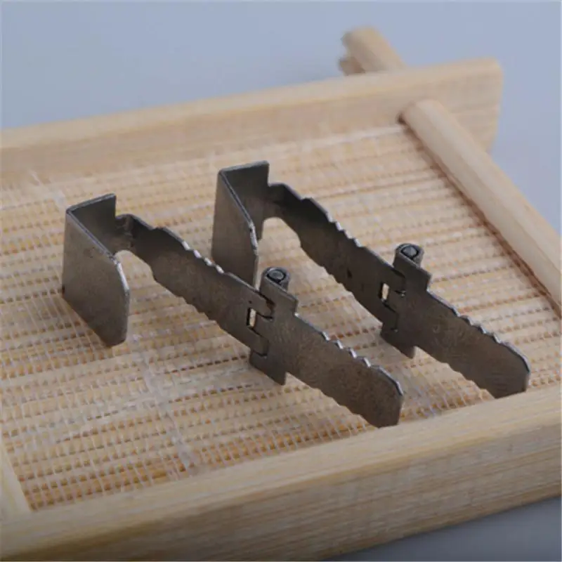 

2PCs. Shell Hinge for ZORRO & ZIPPO Stainless Iron / No Plating 3.3*0.9 CM