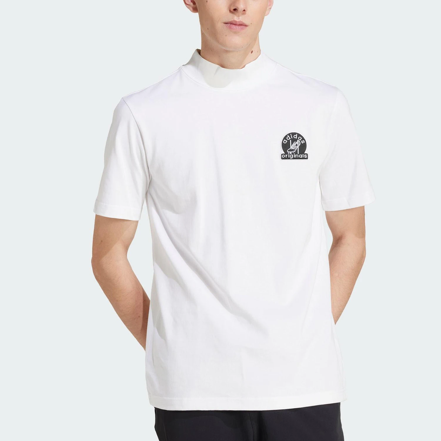 

Adidas Genuine Originals Men's Knitted Comfort Breathable Sports Short Sleeve JC8367