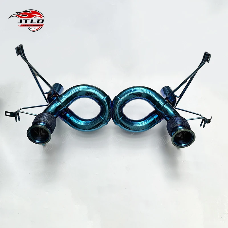 

SS304 Blue Titanium Exhaust System for Lamborghini EVO High Performance with Sport Sound Premium Quality Pipes
