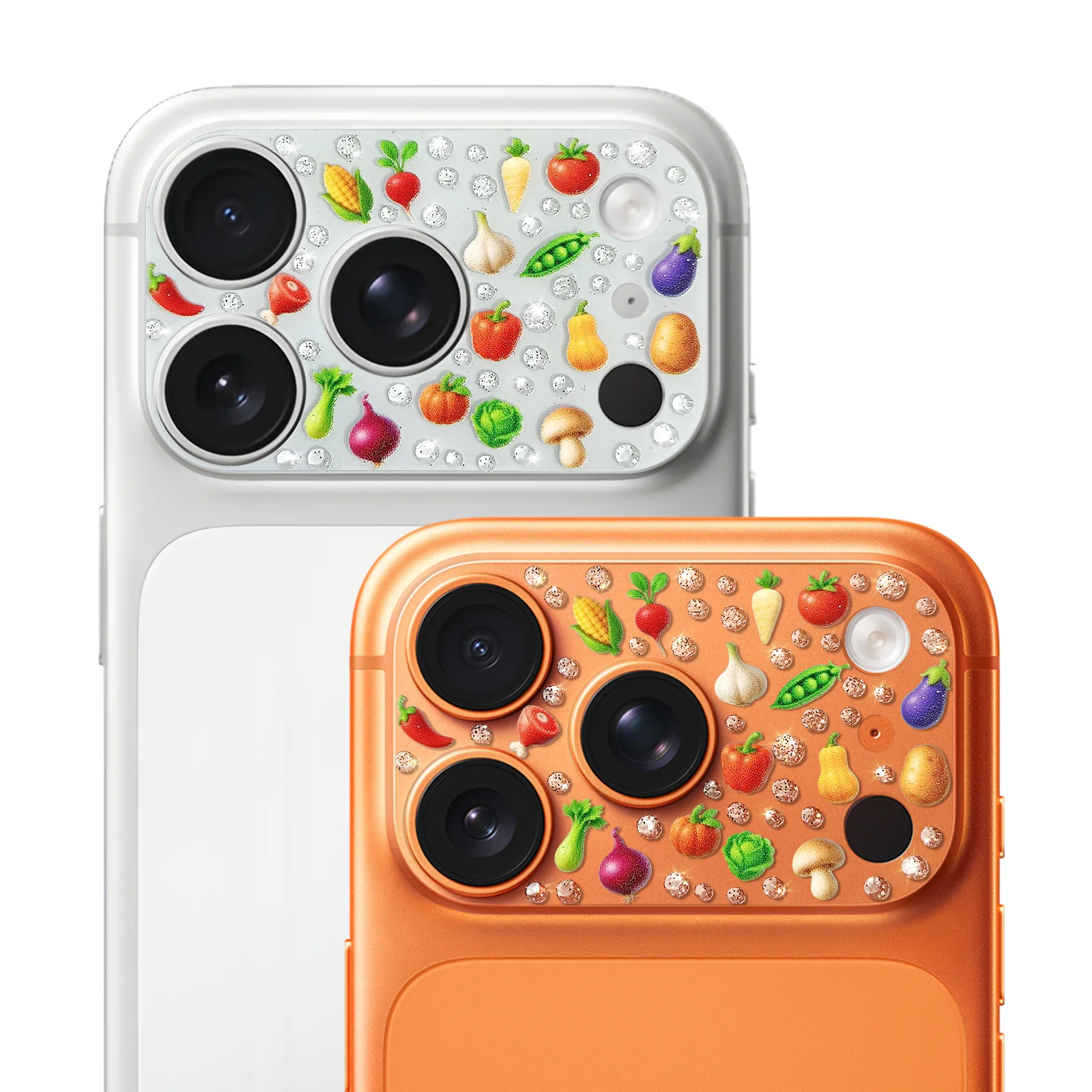 لون الماس 9H HD حامي عدسة الكاميرا آيفون 17 برو 17 برو ماكس حلقة معدنية عدسة الزجاج المقسى فيلم غطاء #3