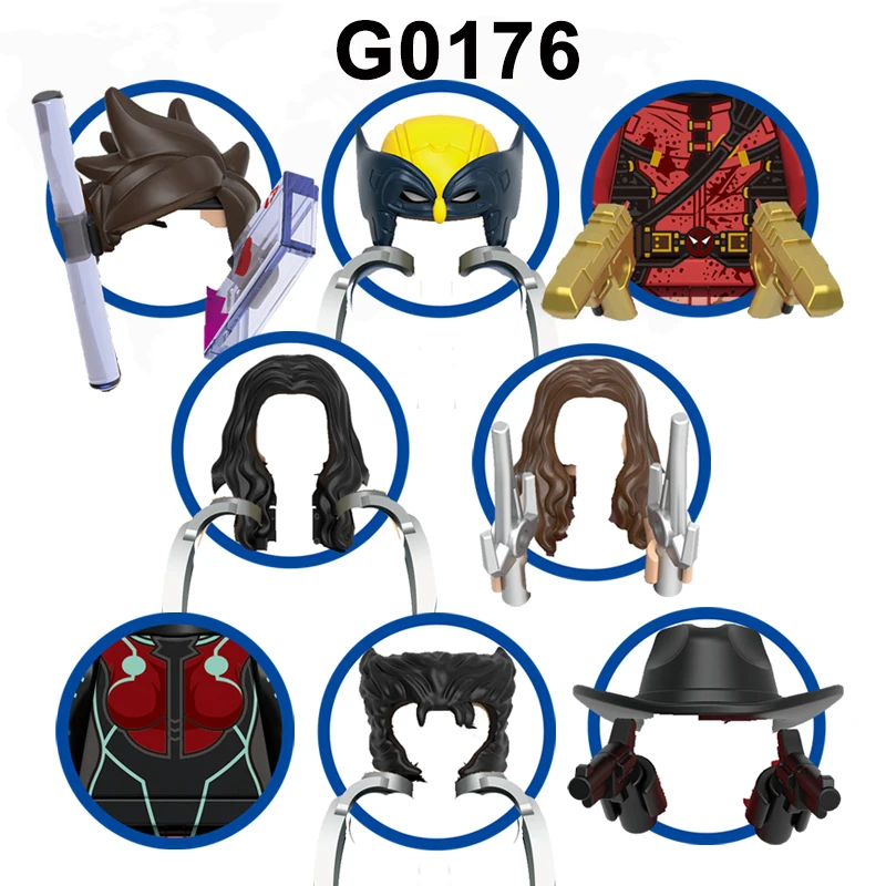 G0176 Hot Toys Film-Superhelden Kreative Charakter-Mini-Bausteine Actionfiguren Sammlung Spielzeug für Geschenke