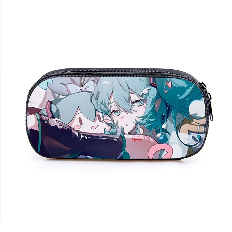 1 قطعة ل هاتسون ميكو القلم حقيبة Kawaii سعة كبيرة قلم رصاص تخزين أكياس الطلاب مقلمة اللوازم المكتبية المدرسية القرطاسية G