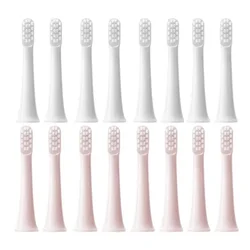 8PCS For XIAOMI MIJIA T100 Replacement Brush Heads Sonic Electric Toothbrush Vacuum DuPont Soft Bristle Suitable Nozzles