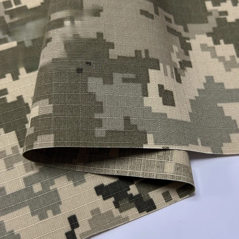 Polyester Cotton Ukraine MM14 Camouflage Fabric Wear-resistant Plaid Cloth Tactical Camo Suits DIY
