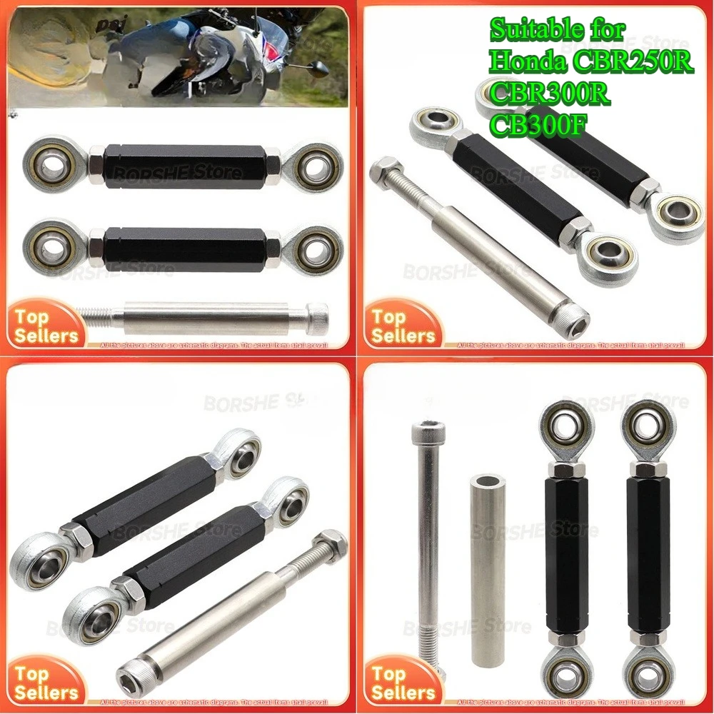 

Suitable for Honda CBR250R CBR300R CB300F Motorcycle Seat Height Adjustment Lowering Link Kit Reduces Ride Height by