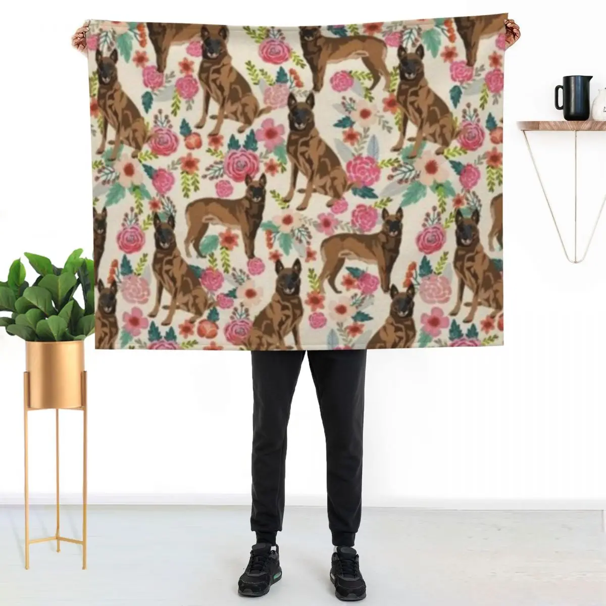 

MALINOIS Throw Blanket Reusable Durable Soft Blanket for All Seasons