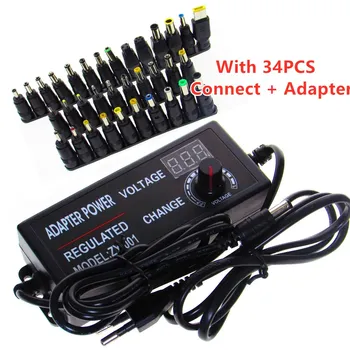 מספק כוח AC DC 3V 9V 12V 24V 36V 2A 3A 5A 10A מעביר תאורה 220V ל-12V מתאם ספק כוח מתכוונן לד 12 V וולט