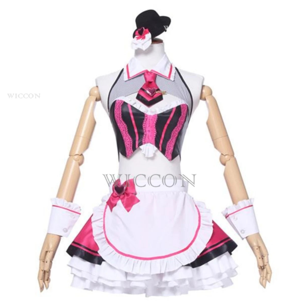 Anime Game Fate/Stay Night Tohsaka Rin Matou Sakura Cosplay Costume Chocolate Maid Dress Wig Woman Sexy Kawaii Carnival Suit