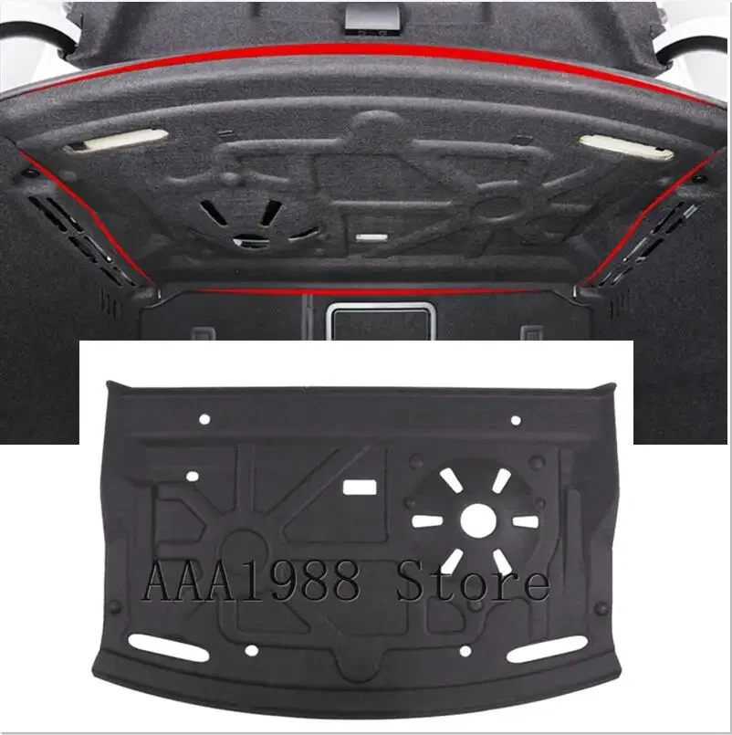 For Audi A3 8V 8Y 2010-2020 Auto Car Rear Trunk Firewall Mat Pad Cover Sound Heat Insulation Cotton Noise Deadener Accessories