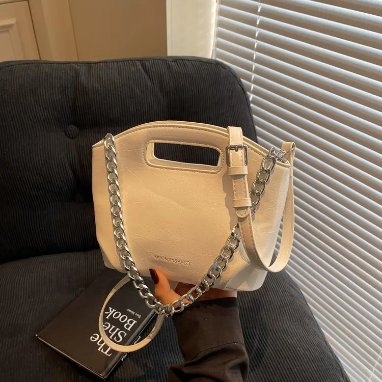 

New 895 Chain Bag Simple Shoulder Messenger Handbag Women's Bag Single Fashion Versatile Commuter Bag