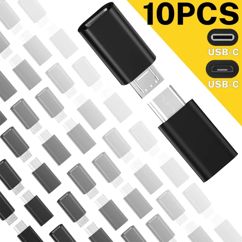 

10/1PCS USB Type C Female To Micro USB Male Adapter Type-C Micro USB Charger Convert Connector for Xiaomi Huawei Phone Converter
