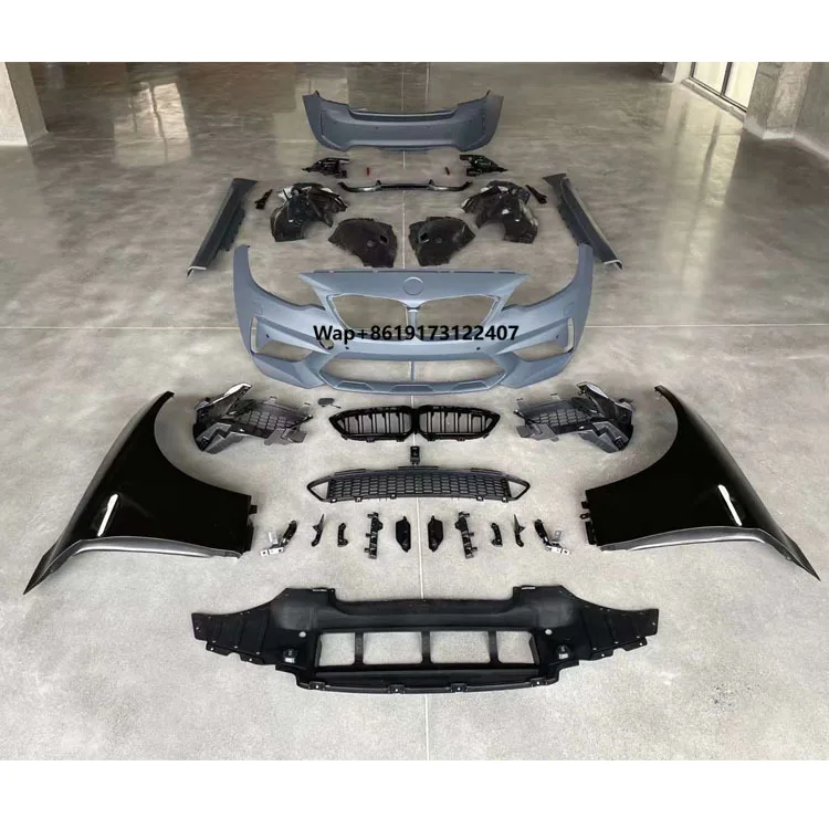 

High-Quality F22 Upgrade F87 Widebody Kits M2 Bodykit Side Skirts Diffusers Fenders Front Rear Bumper Grille Body Kit for
