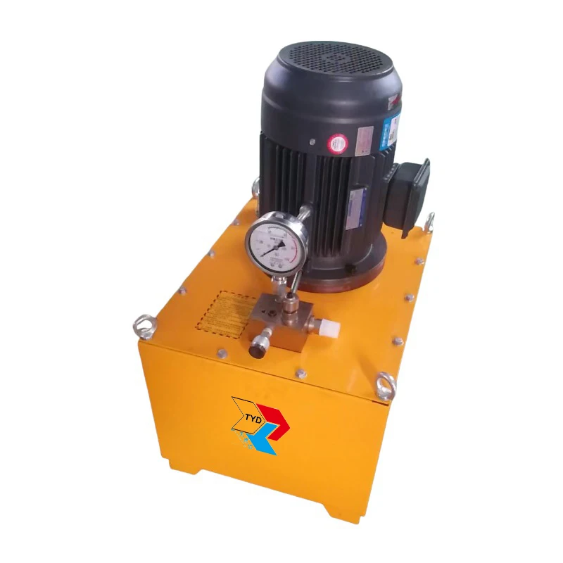 140Mpa 2.2KW Capacity, Single Acting Manual Solenoid Valve, Electric Driven Hydraulic Pump Power Pack with Pedal Switch