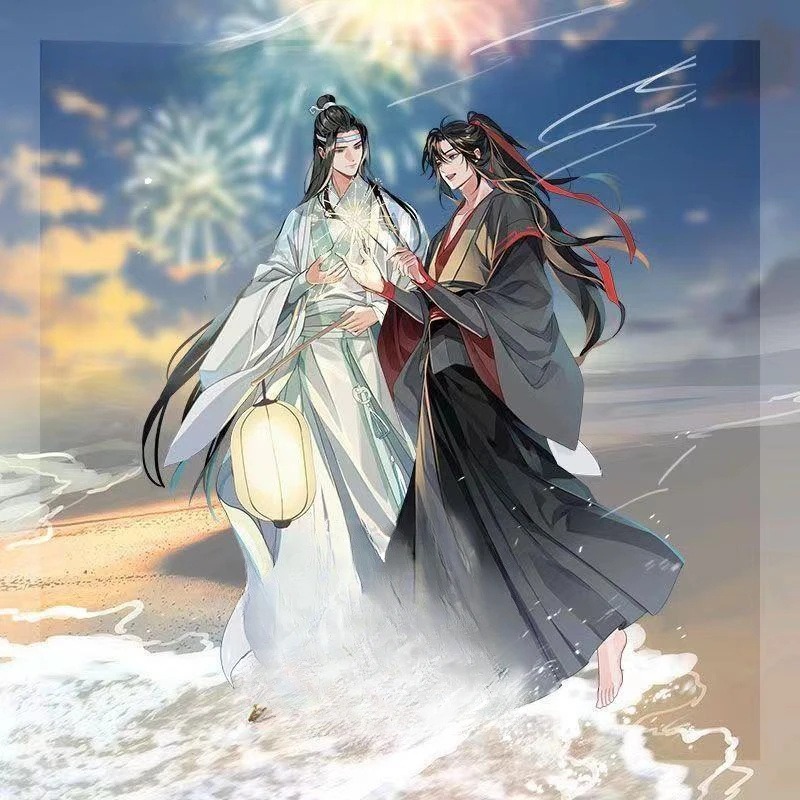 Mo Dao Zu Shi Grandmaster of Demonic Cultivation Wei Wuxian Lan Wangji Acrylic Standing Card with High Appearance Value