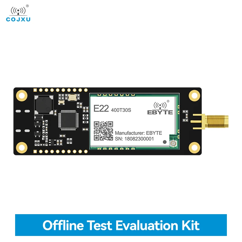 

LoRa Test Kit OLED Screen COJXU E22-400TBH-SC with E22-400T30S LoRa Module Offline Test Board Long Range RF Transceiver