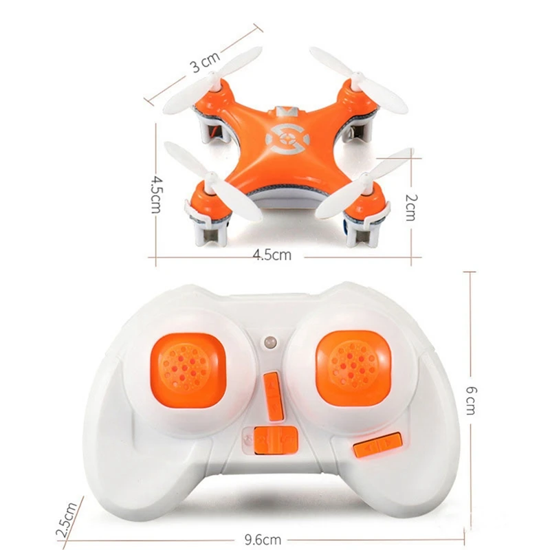 RC Quadcopter Cx10 Mini zdalnie sterowany dron 2.4G 4CH z elektronicznym helikopterem LED Elektryczny samolot Zabawki dla dzieci, trwały -A