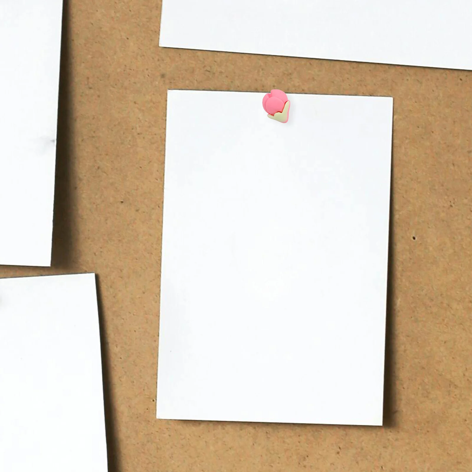 

20pcs Peach Blossom Thumb Tacks Decorative Pushpins Cute Resin Floral Office Wall Decoration Craft Map Marker Bulletin Board