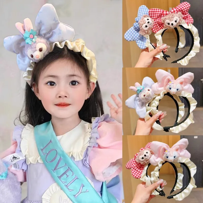 Carino Disney Star Doree Cartoon Bow Accessorio per capelli Fascia 2025 Nuovo stile Versatile Fascia per capelli per ragazze Regalo