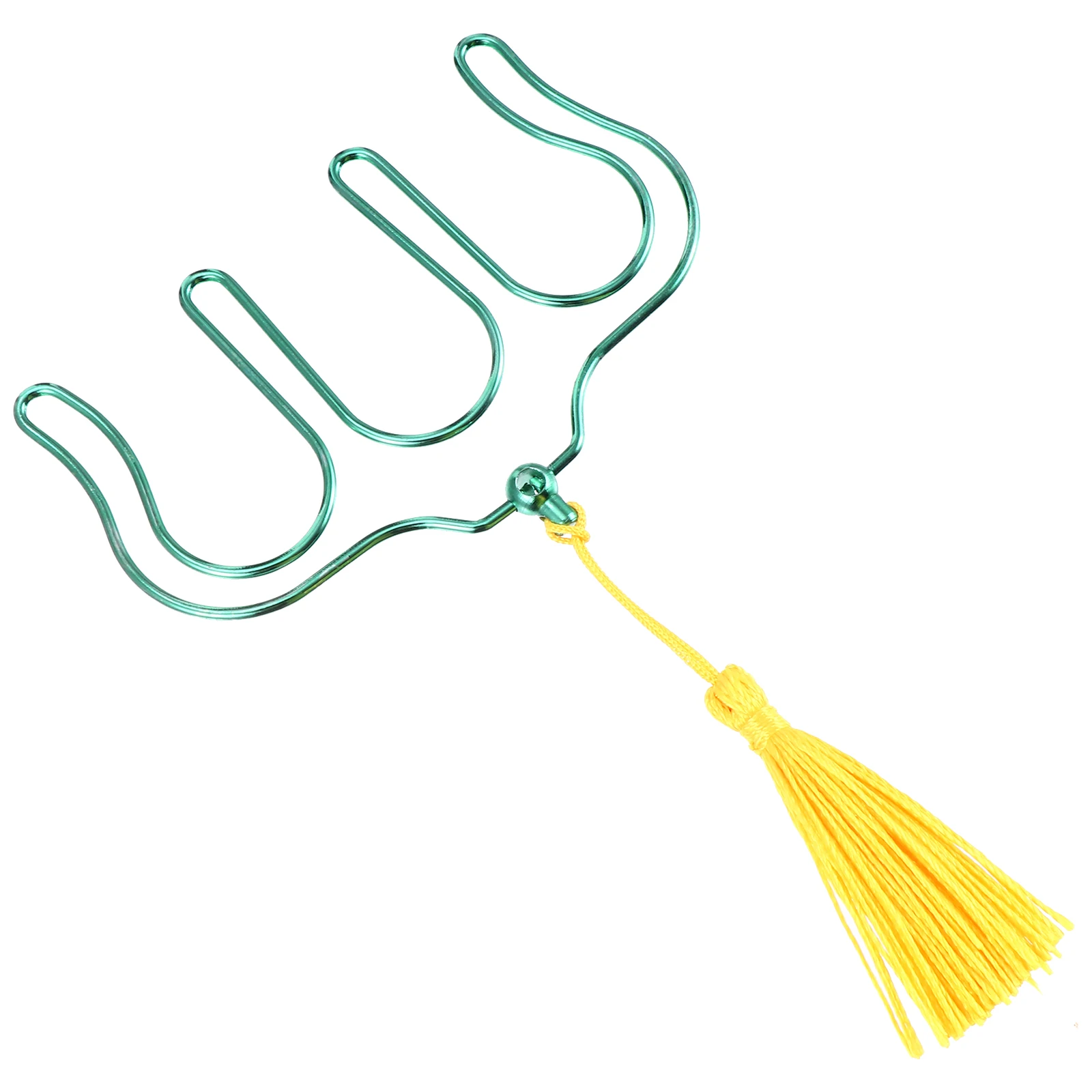 

Music Book Clips Tassel Sheet Metal Clamps for Reading Green Page Bracket Stationary Note Holder Guitar Accessories Durable