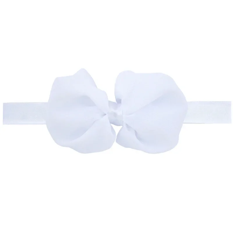 Bows Headband Girls Wide Edge Traceless Bowknot Newborn Baby Elastic Soft Hair Band Kids New Hair Accessories