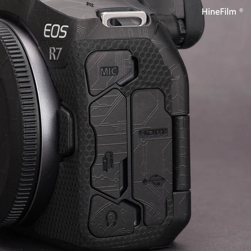 EOSR7 Camera Decal Da Chống Xước Bọc Dành Cho Canon EOS R7 Camera 3M Vinyl Cao Cấp Chống Trầy Xước Triều Đình áo Tắm Len Trường Hợp