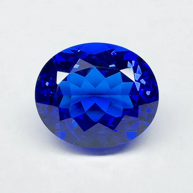 Cobalt Spinel Oval Cut 15x20mm 23.1ct VVS1 Gemstone for Diy Jewelry Making with AGL Certificate