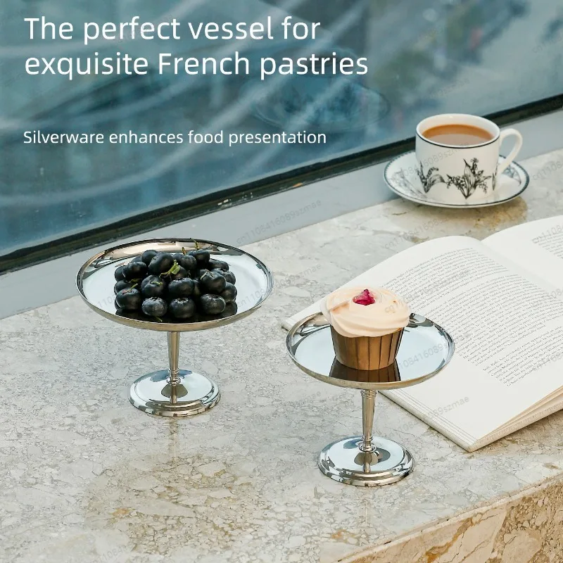 

Креманка из нержавеющей стали 304 в стиле Instagram, элегантная тарелка для подачи десертов, для торта, мороженого, для ресторанов, подарочная упаковка