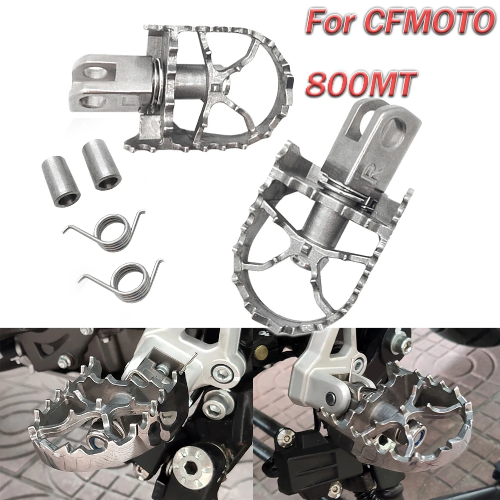 

Motorcycle Rotatable Foldable Enlarge FootRest Footpegs Foot Pegs Pedal For CFMOTO CF MOTO 800MT MT800 MT 800 MT