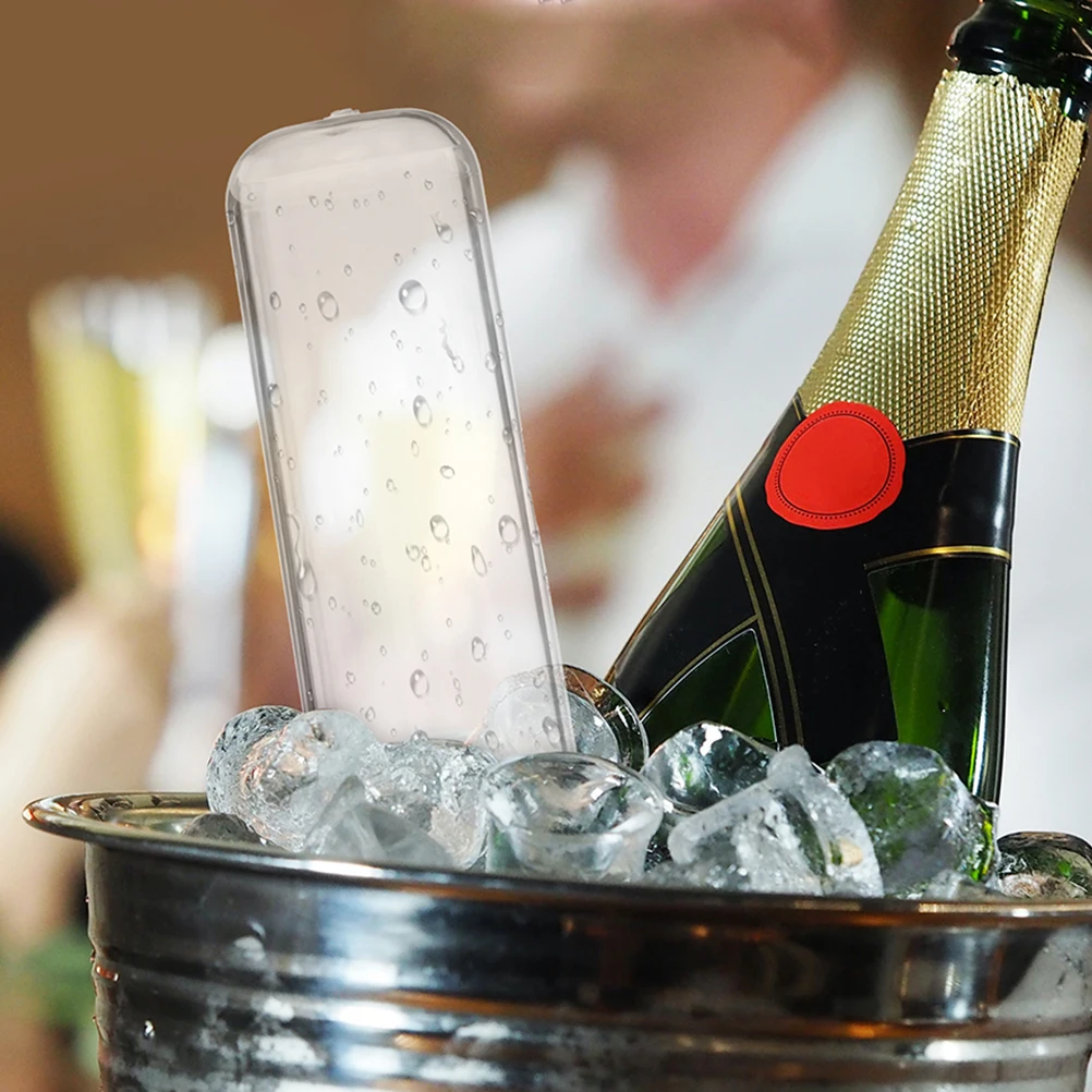 

2Pcs Beer Tower Ice Column Tube Plastic Freezable Cooling Rod Replacement Accessory for Drinks Chilling Storage Solution