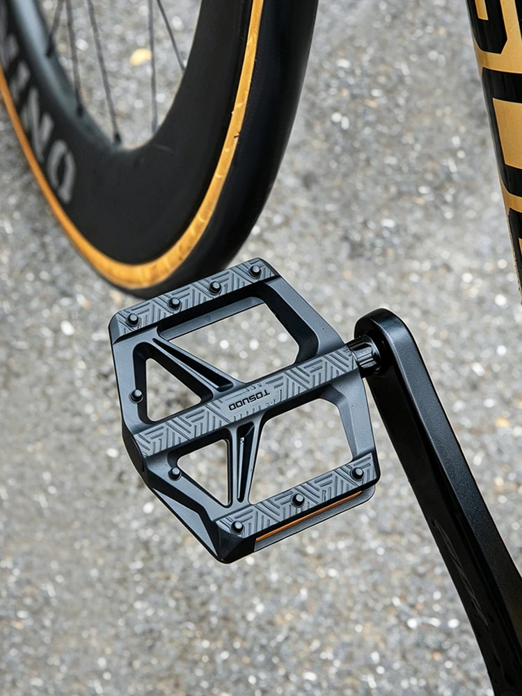 AliExpress TOSUOD Pair Bike Pedals Aluminum Alloy ABS Material Anti-Slip Bicycle Pedals For Mountain Road Bikes Cycling Accessories