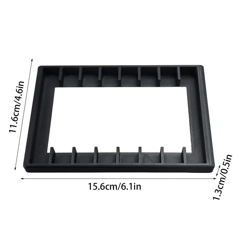 Estante de almacenamiento para cintas de casete, soporte para cintas de casete de audio, 8/10 ranuras, organizador de cintas de casete para estudio y escritorio, 1 unidad