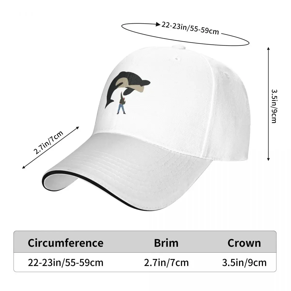 Free Willy Cap Fashion Casual Baseball Caps Adjustable Hat Hip Hop Summer Unisex Baseball Hats Customizable Polychromatic