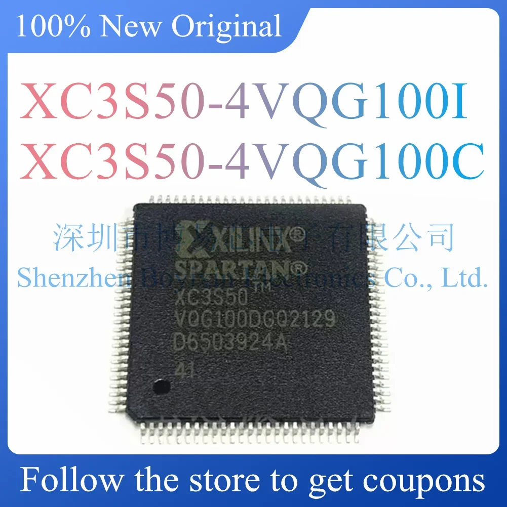 

NEW XC3S50-4VQG100I XC3S50-4VQG100C Original Product Package TQFP-100