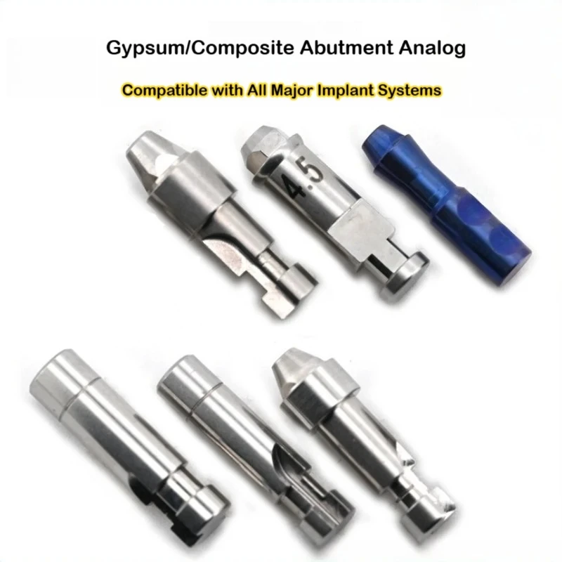 30 قطعة زرع الأسنان التناظرية ل نوبل/ستراومان/بيجو-4.0 مللي متر/4.5 مللي متر/4.8 مللي متر/5.0 مللي متر/5.5 مللي متر منصة ، مختبر نموذج دعامة التناظرية