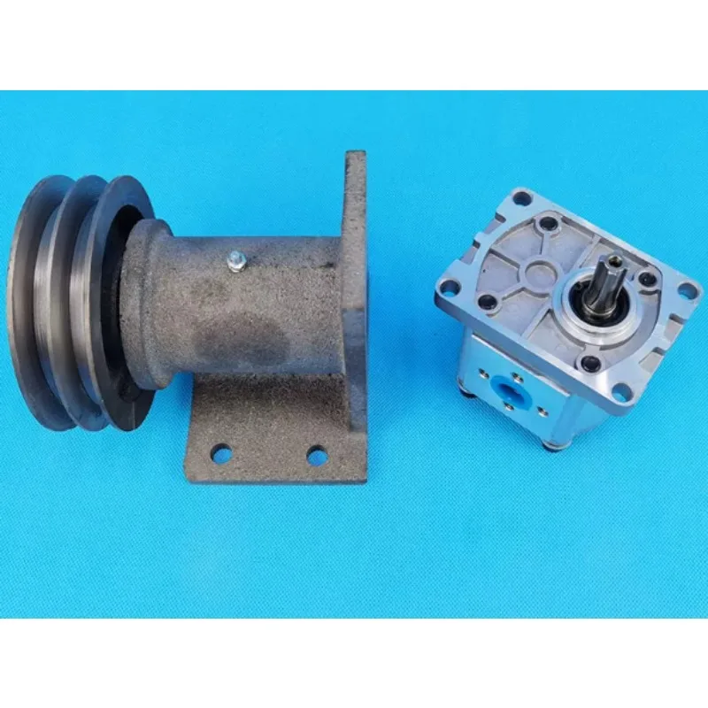 304 SS Hydraulic Gear Pump with 4-Bolt Mounting for Loader Forklift, High Pressure Replacement Oil Pump