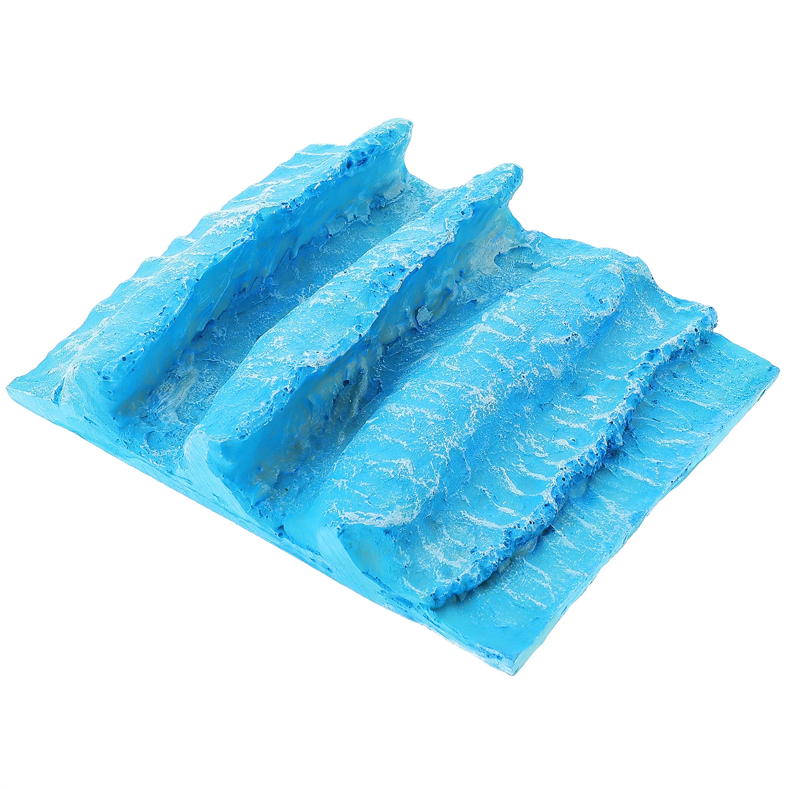 واقعية الراتنج المحيط موجة لطاولة الرمل ديكور مصغرة المشهد زخرفة حامل الجدول مايكرو المناظر الطبيعية الدعامة سطح المكتب