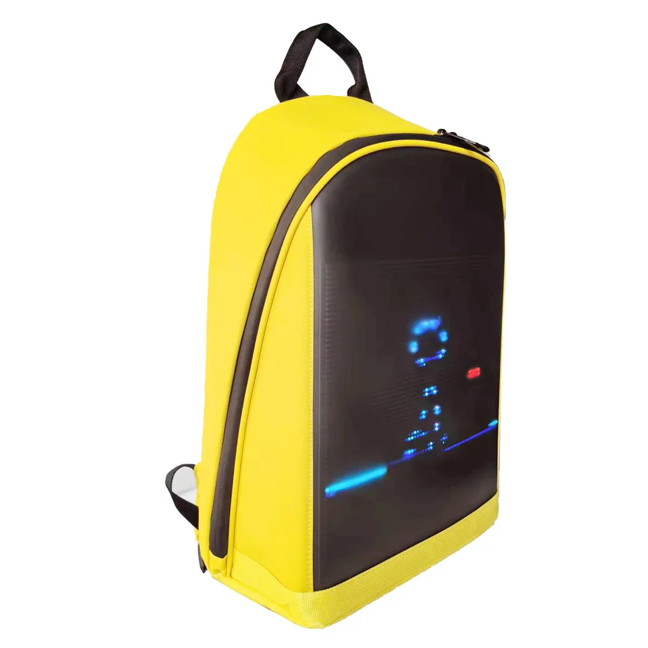 

Smart cycling LED backpack hot shake youth culture entertainment cool bag store advertising LED bag