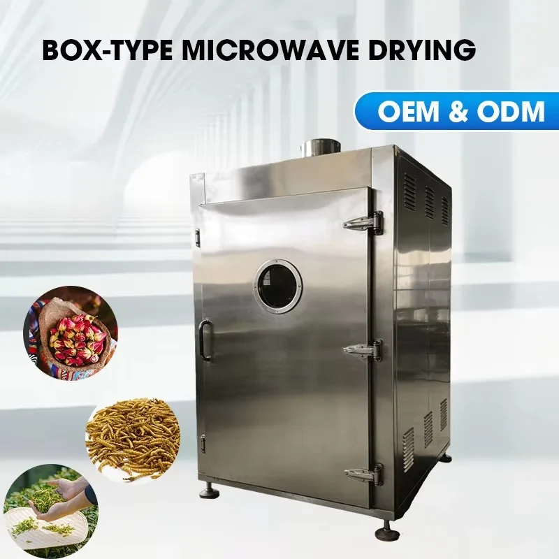 Customized Fruits Vegetables Microwave Dehydrating And Drying Machine Conveyor/Tunnel Industrial Microwave Industrial Machine