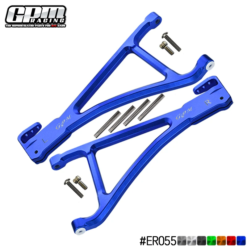 BRAZO DE SUSPENSÓN INFERIOR DELANTERO DE ALUMINIO GPM (PARA E-REVO 560871, REVO, SUMMIT)