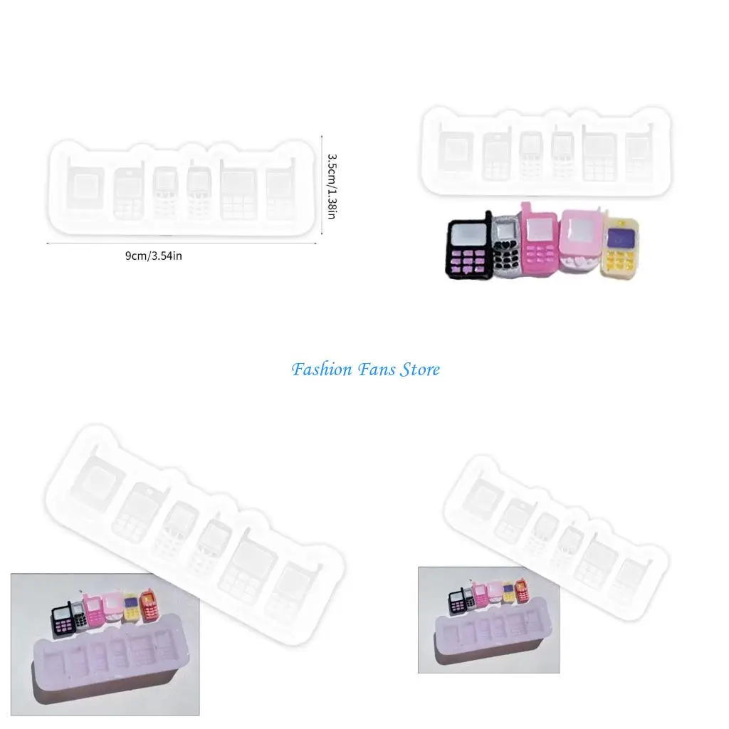 

DIY Phone Shaker Mold Jewelry Tool Silicone Mould Epoxy Resin Mold Keychain
