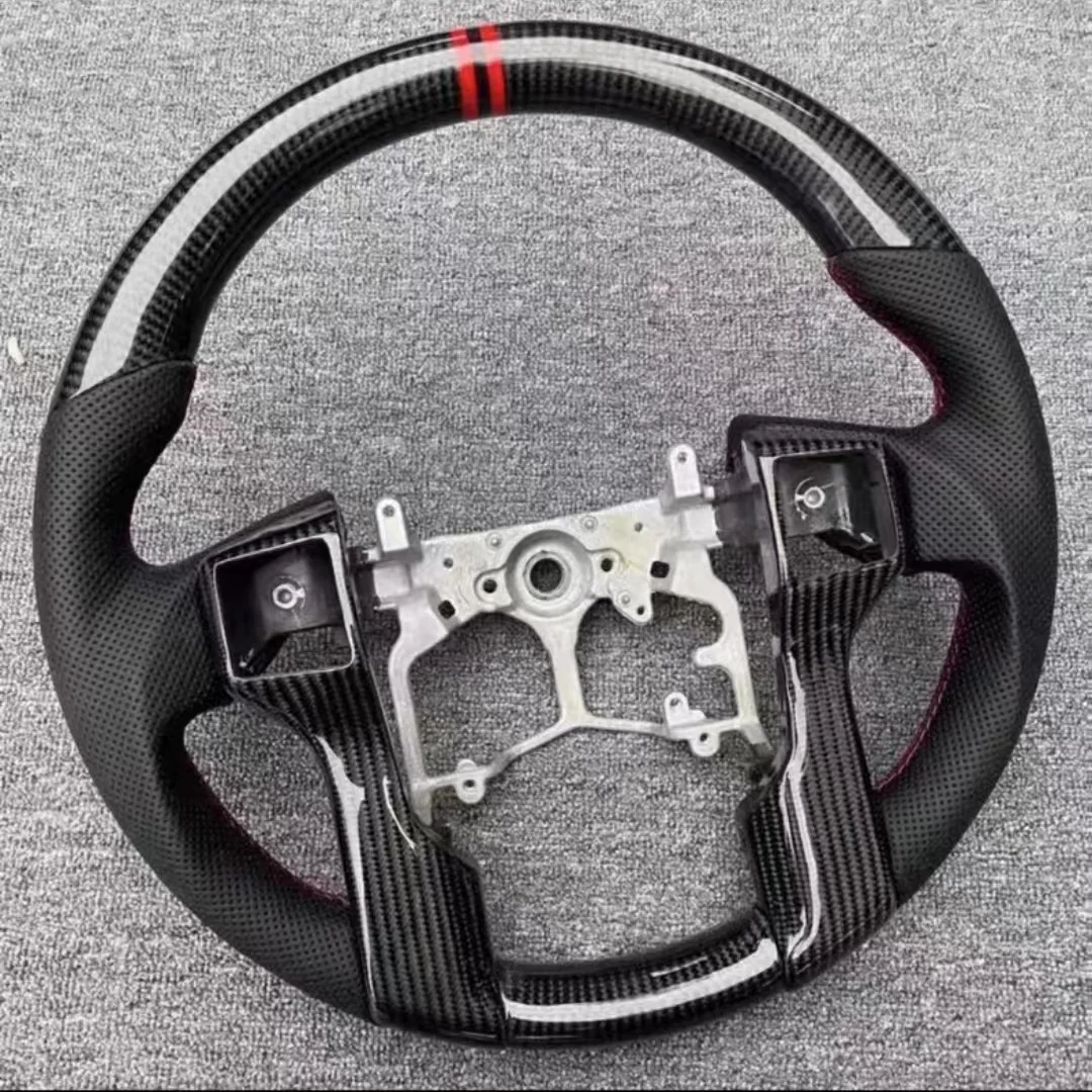 

Сменный руль из настоящего углеродного волокна с кожей для Toyota Land Cruiser Prado J150 2010-2018