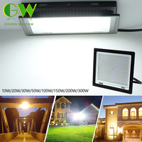 AC 220V High Quality 100W 200W 300W LED Flood Light Tempered Glass Spotlight Street Light IP66 Waterproof LED Projector Lighting