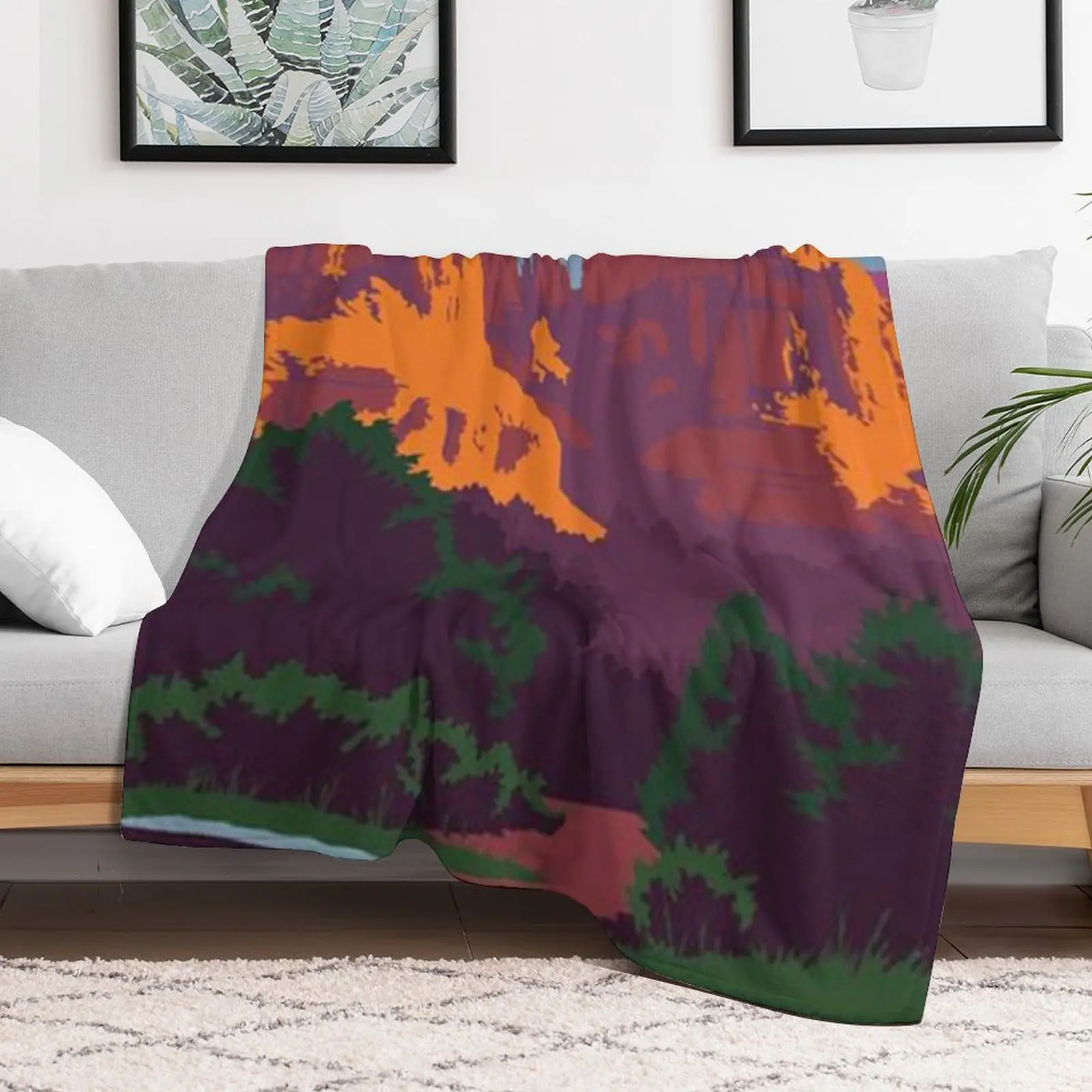 Sedona Cathedral Rock Throw Blanket