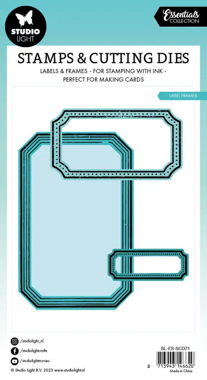 Label Frames Complex Metal Cutting Dies Scrapbook Diary Decoration Stencil Embossing Template DIY Greeting Card Handmade 2025