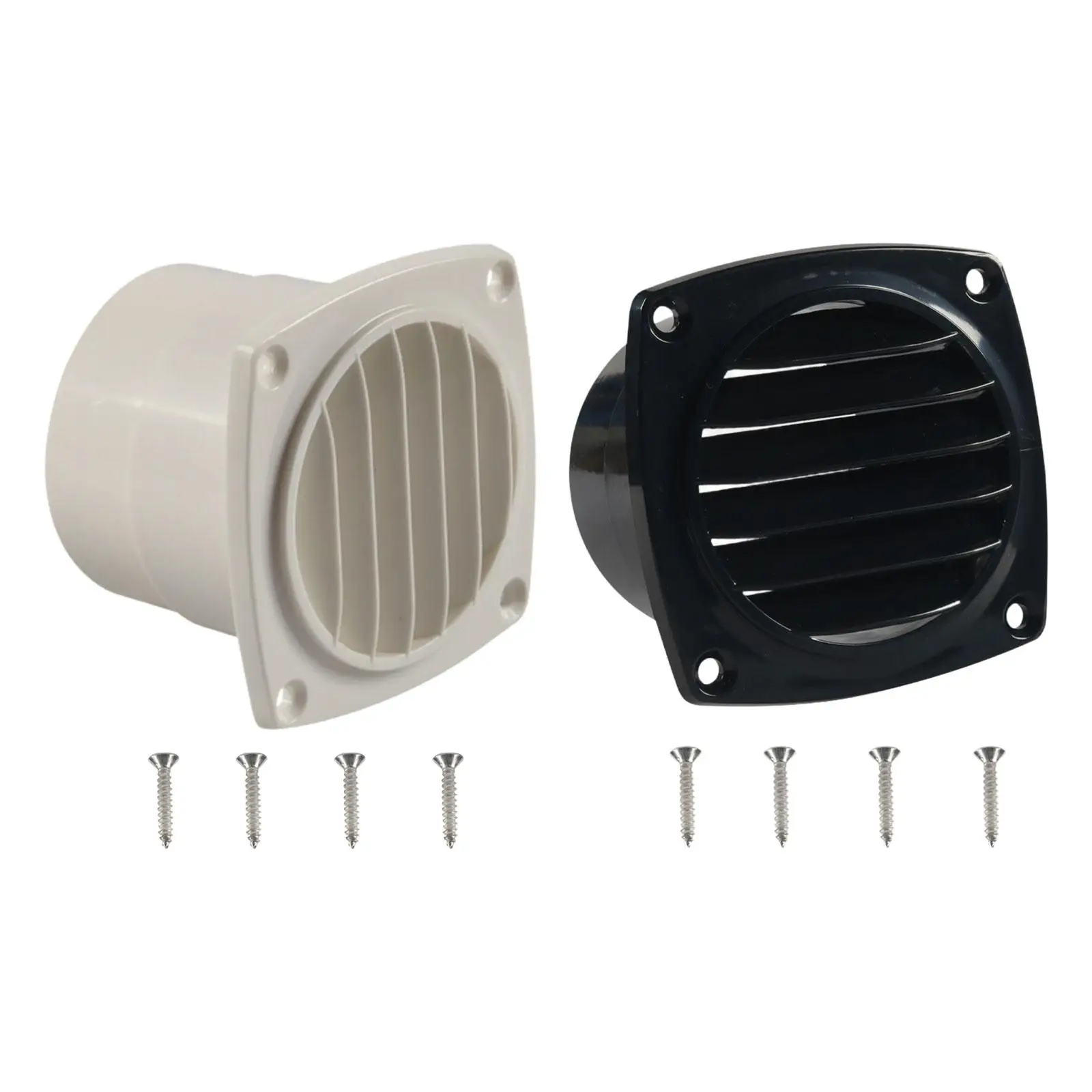 2.9inch RV Slotted Louver Air Hose Vent Marine Air Vent Cover Sturdy Spare Parts