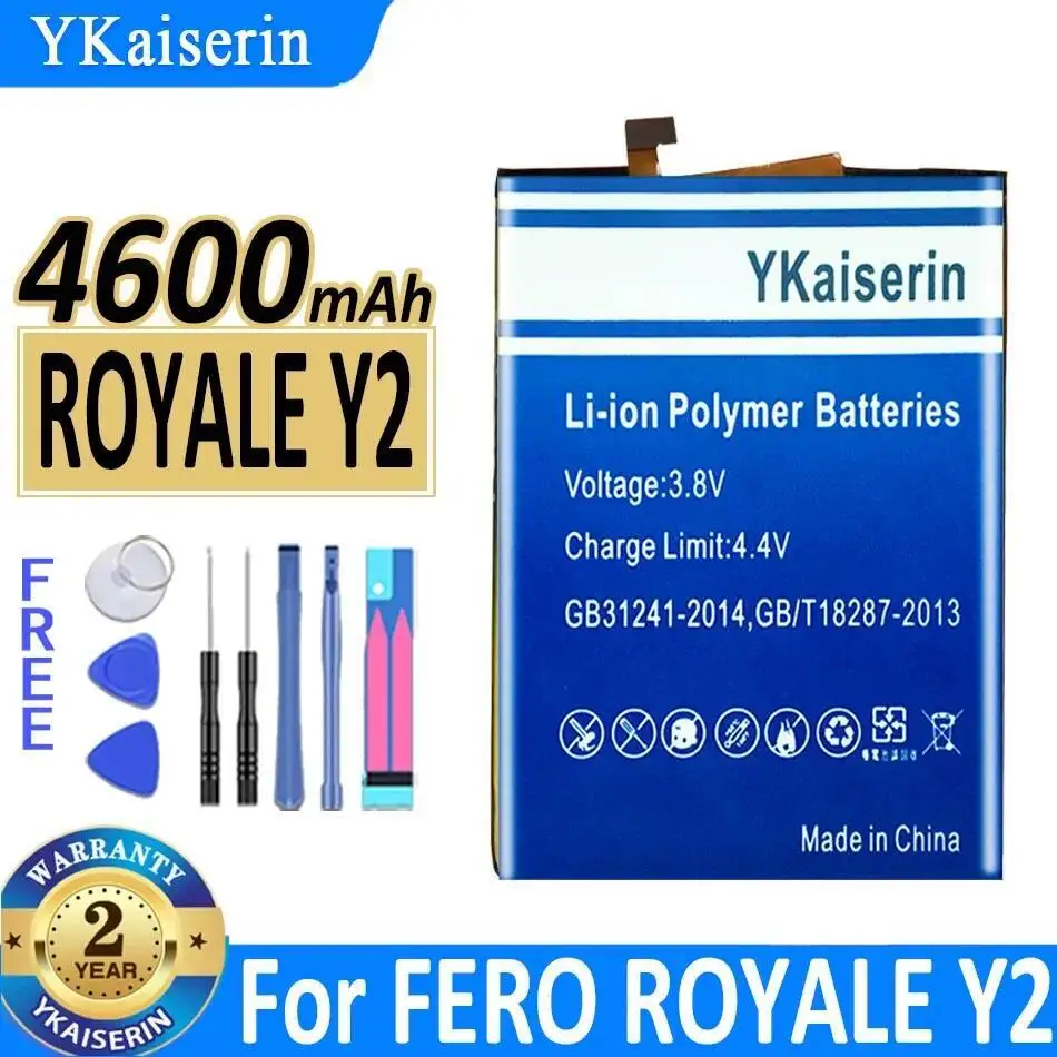 بطارية الهاتف المحمول طاقة موثوقة لـ Fero Royale Y2 4600Mah عالية الكفاءة