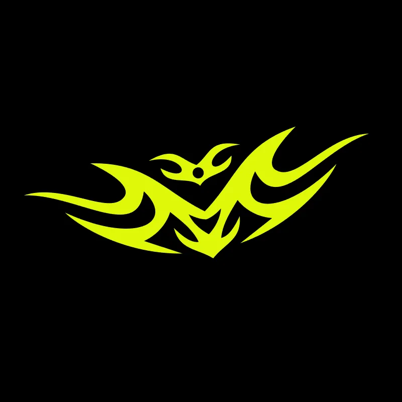 

Motorcycle Car Stickers Waterproof Reflective Body Front Face Decorative Decal
