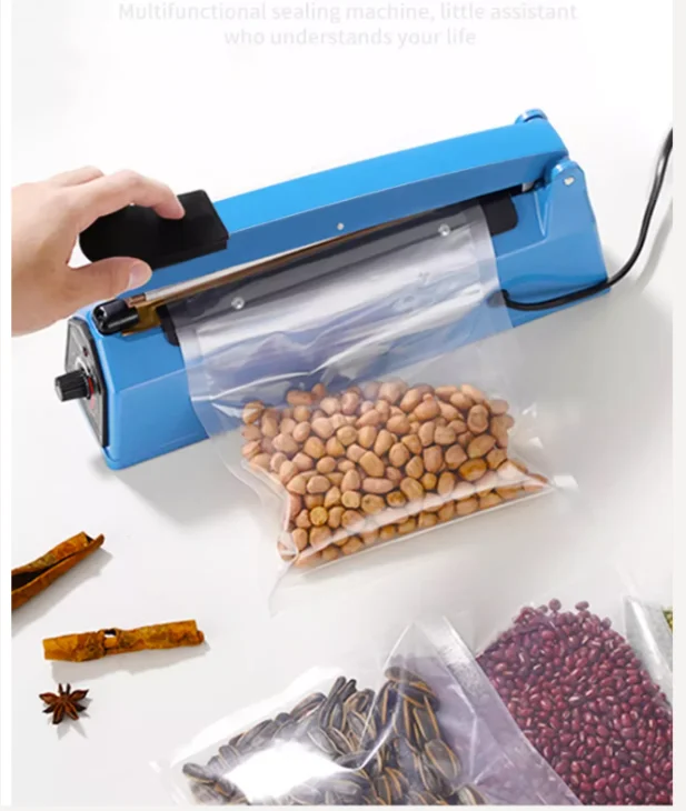 Manual Bag Sealing Machine Impulse Heat Seal Machine Plastic Poly Bag Sealer 30cm 11.8inch