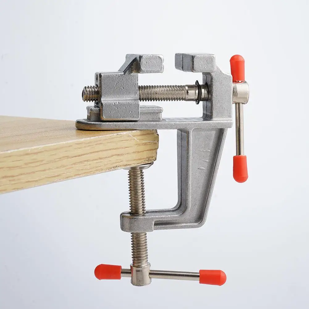 New Mini Bench Vise Muliti-Funcational Aluminum Miniature On Pliers Jewelers Small Clamp Tool Hobby Flat Vice Table