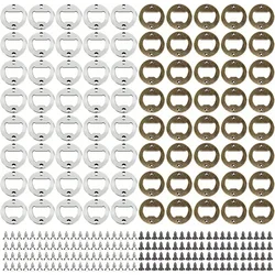 10/20/30/50/80PCS DIY Bottle Opener Insert Kits Beer Bottle Opener Insert DIY Handmade Hardware Parts Accessories for Resin Mold